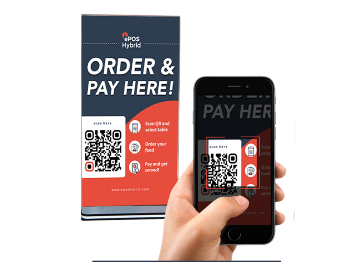 ePOS Hybrid contactless table ordering